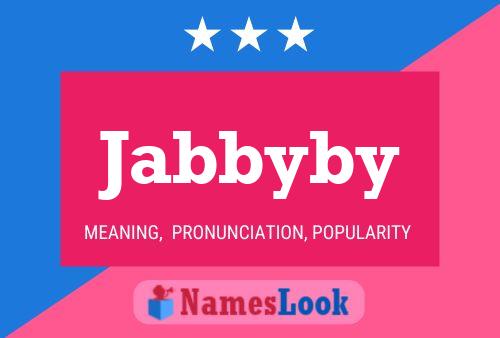 ملصق اسم Jabbyby