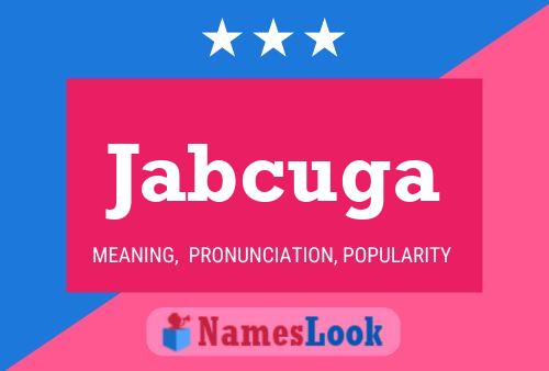 ملصق اسم Jabcuga