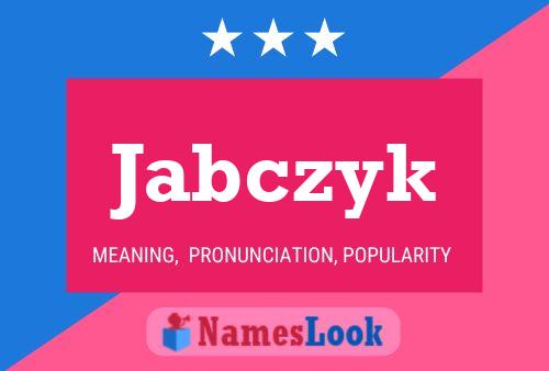 ملصق اسم Jabczyk