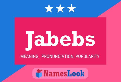 ملصق اسم Jabebs