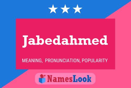 ملصق اسم Jabedahmed