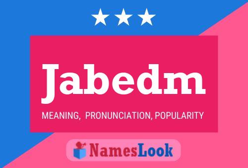 ملصق اسم Jabedm