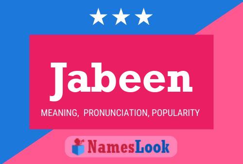 ملصق اسم Jabeen