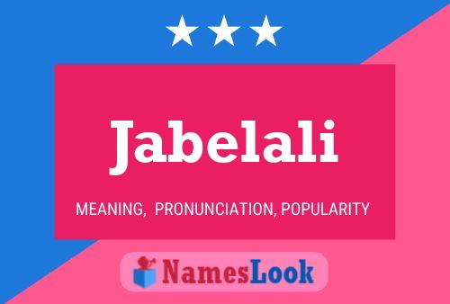 ملصق اسم Jabelali