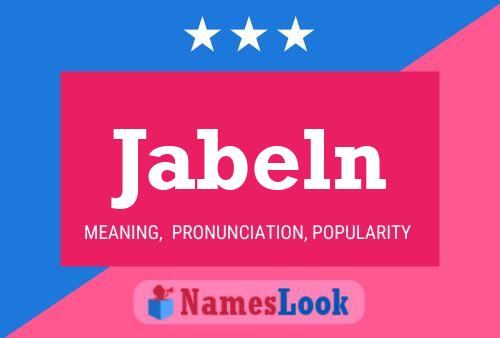 ملصق اسم Jabeln