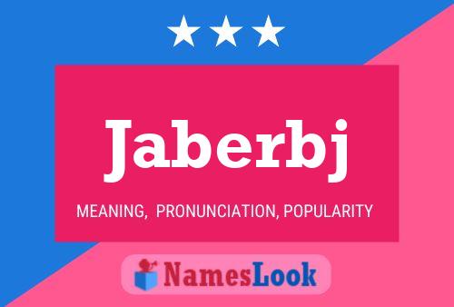 ملصق اسم Jaberbj