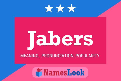 ملصق اسم Jabers