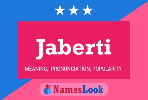 ملصق اسم Jaberti