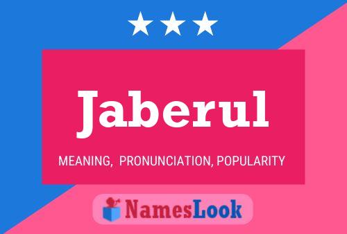 ملصق اسم Jaberul