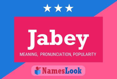 ملصق اسم Jabey