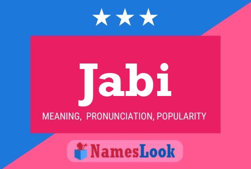 ملصق اسم Jabi