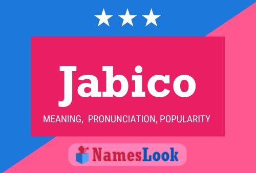 ملصق اسم Jabico