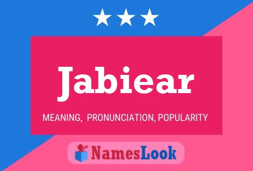 ملصق اسم Jabiear