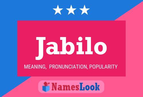 ملصق اسم Jabilo