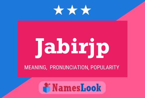 ملصق اسم Jabirjp