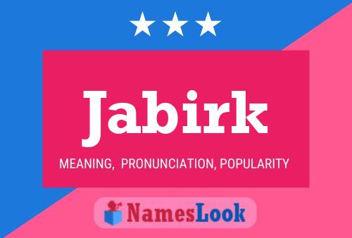 ملصق اسم Jabirk