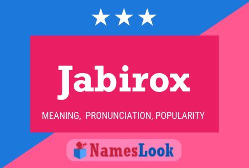 ملصق اسم Jabirox