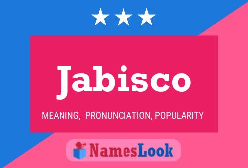 ملصق اسم Jabisco