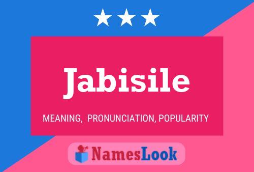 ملصق اسم Jabisile