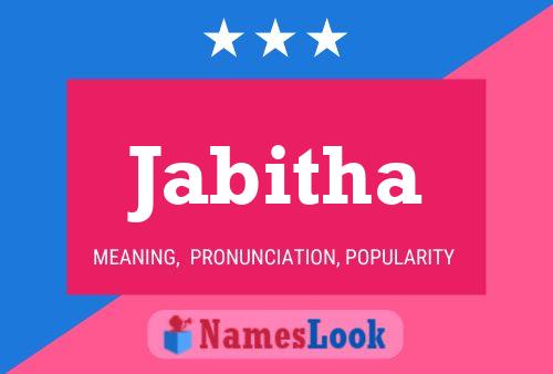 ملصق اسم Jabitha