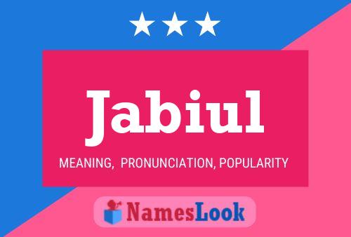 ملصق اسم Jabiul