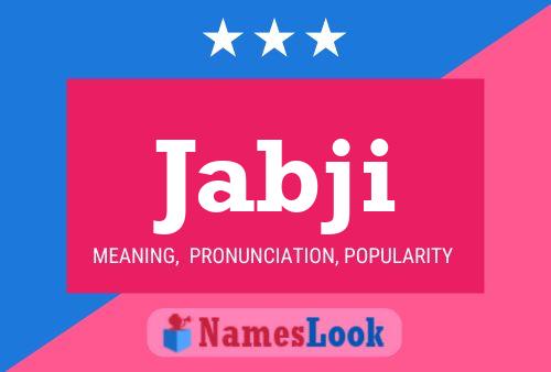 ملصق اسم Jabji