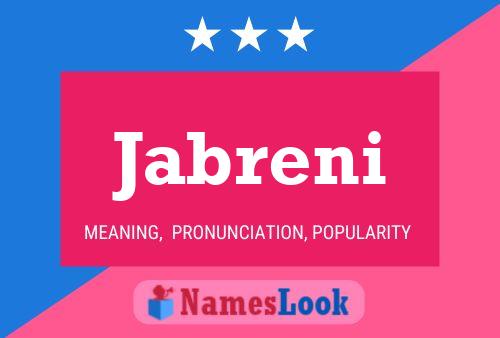 ملصق اسم Jabreni