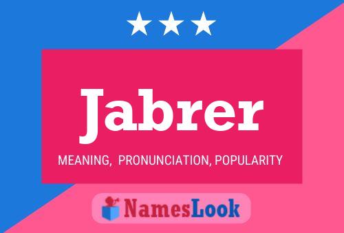 ملصق اسم Jabrer