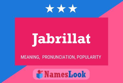 ملصق اسم Jabrillat