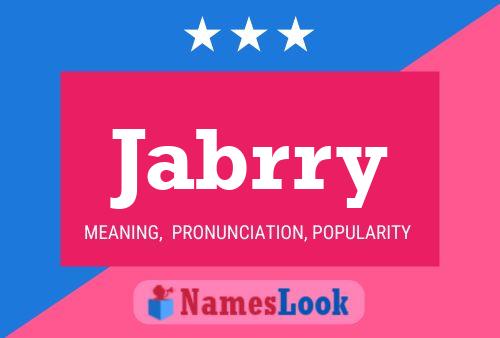 ملصق اسم Jabrry