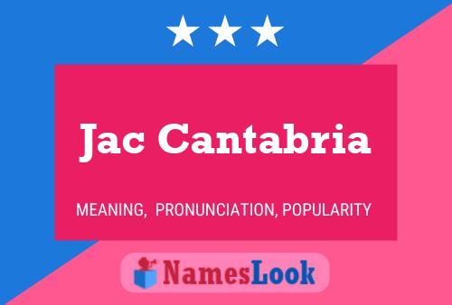 ملصق اسم Jac Cantabria