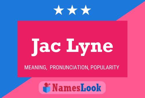 ملصق اسم Jac Lyne