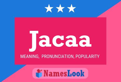 ملصق اسم Jacaa