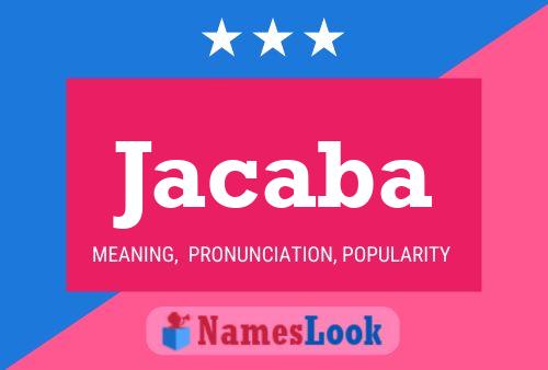 ملصق اسم Jacaba