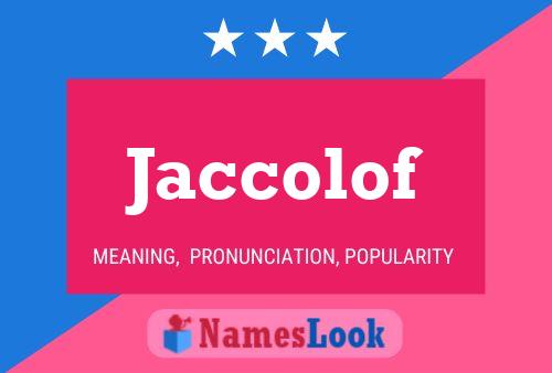 ملصق اسم Jaccolof