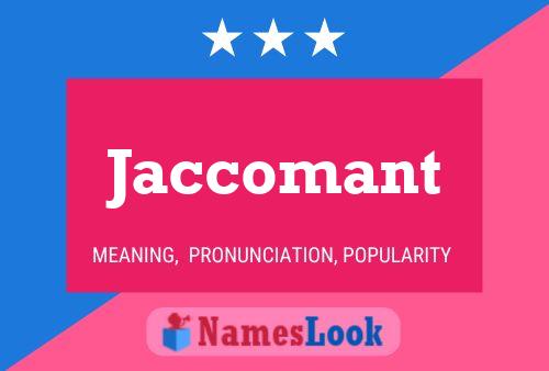 ملصق اسم Jaccomant