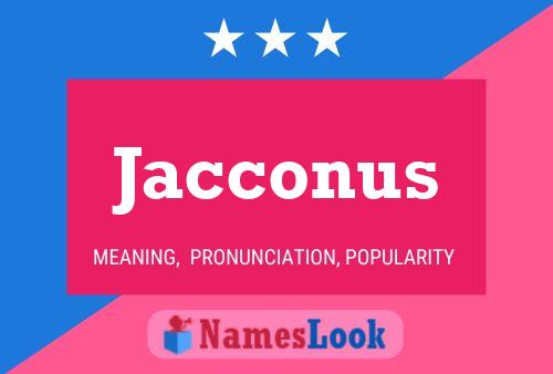 ملصق اسم Jacconus