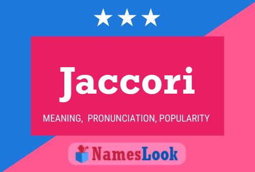 ملصق اسم Jaccori