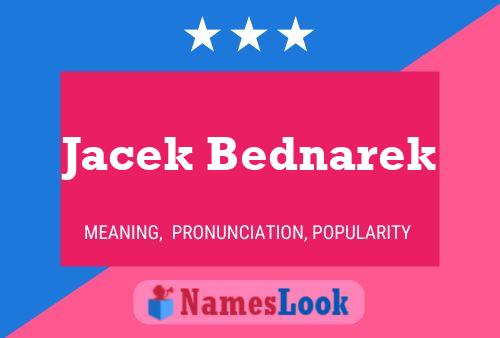 ملصق اسم Jacek Bednarek