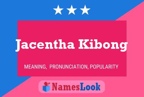 ملصق اسم Jacentha Kibong