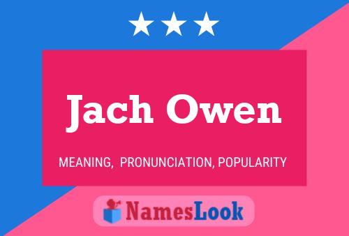 ملصق اسم Jach Owen