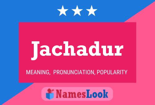 ملصق اسم Jachadur