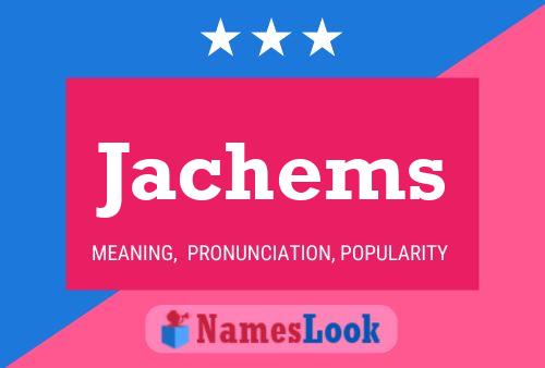 ملصق اسم Jachems