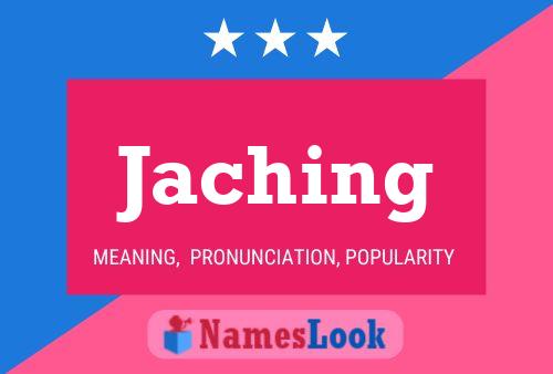 ملصق اسم Jaching