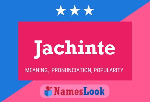 ملصق اسم Jachinte