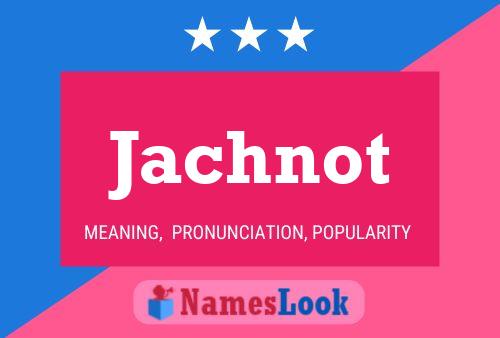 ملصق اسم Jachnot