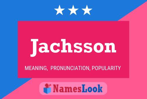 ملصق اسم Jachsson