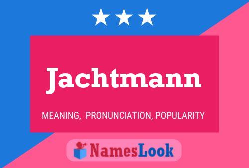 ملصق اسم Jachtmann