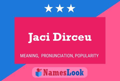 ملصق اسم Jaci Dirceu