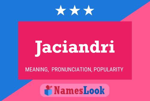 ملصق اسم Jaciandri